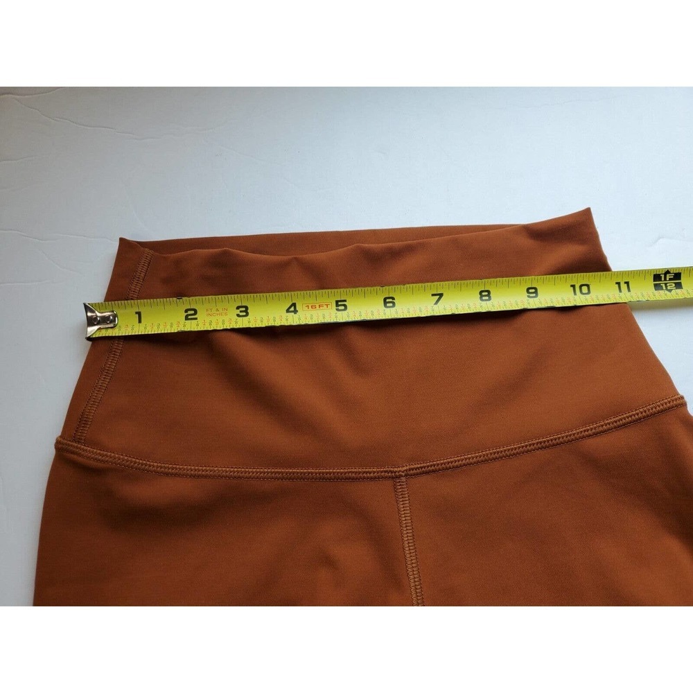 Everlane Renew Xs Bike Shorts High Rise Copper Recycled Eco-friendly Stretch - Picture 6 of 8